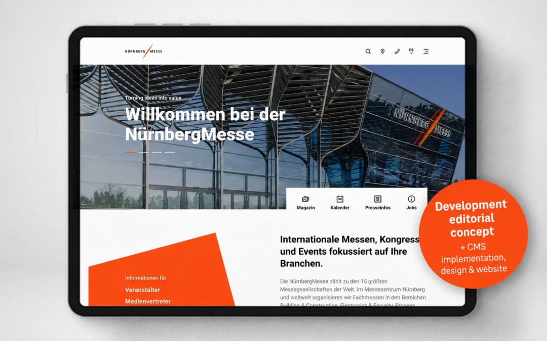 From Website to Content Hub: The Relaunch of NürnbergMesse.de