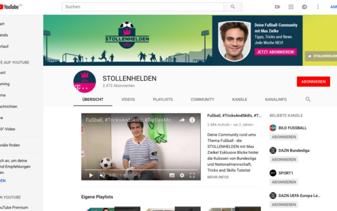 Stollenhelden: Deutsche Telekom campaign